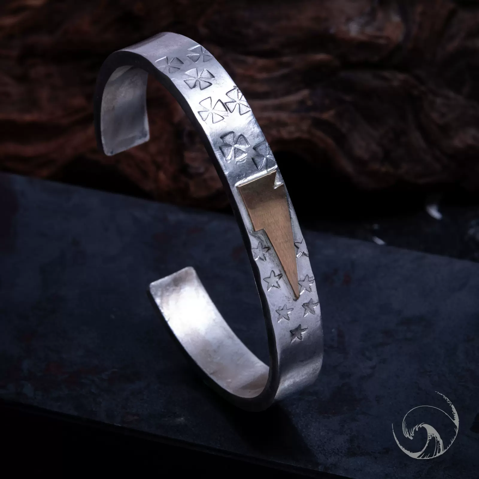 VZAKA Jewelry - 925 Sterling Silver Handmade Lightning Bracelet