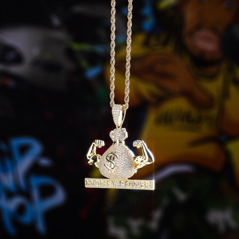 Iced Out MoneyPower Pendant