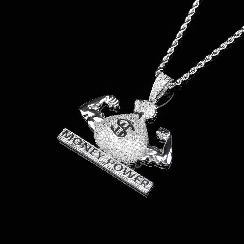 Iced Out MoneyPower Pendant