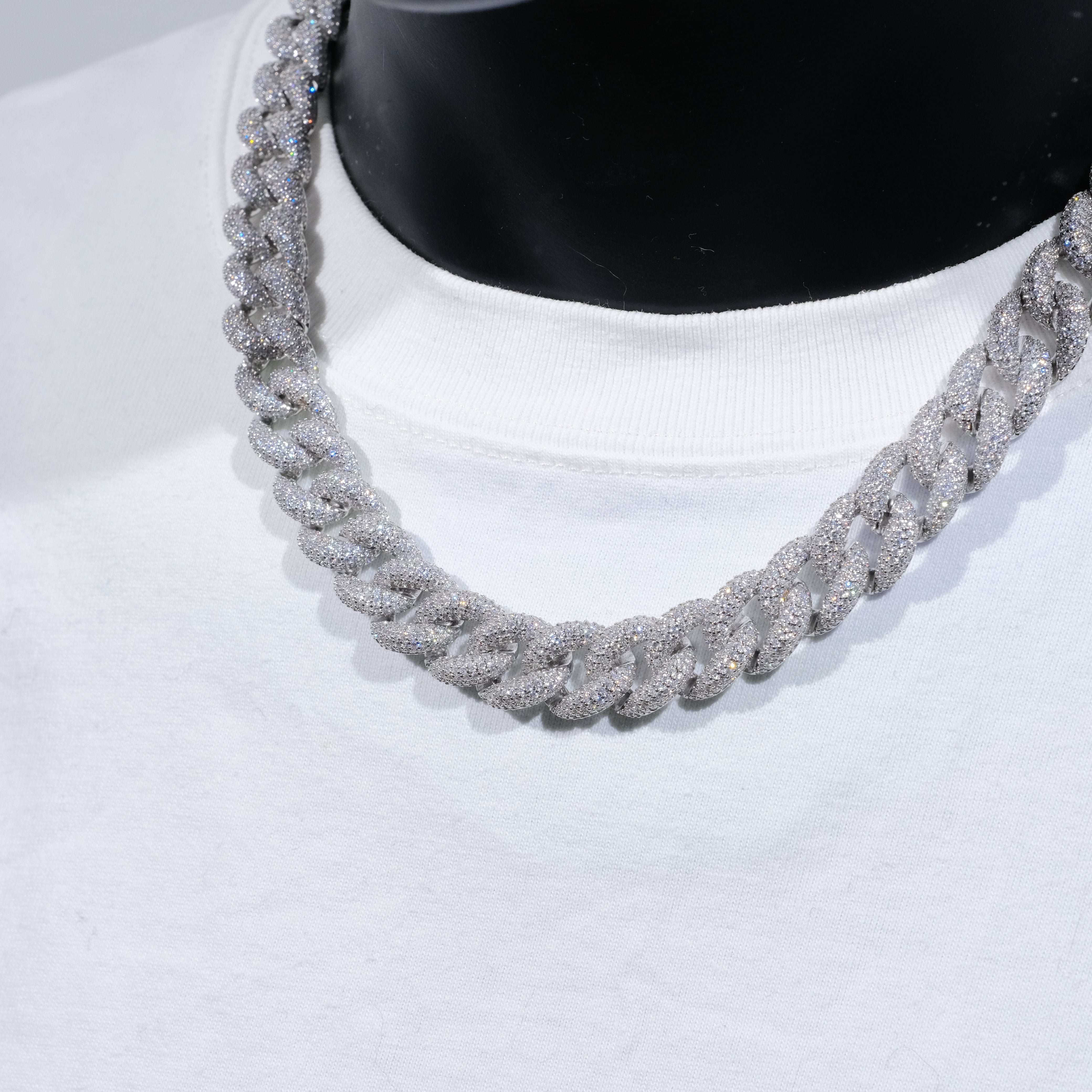 15mm 5-Row Iced Cuban Chain