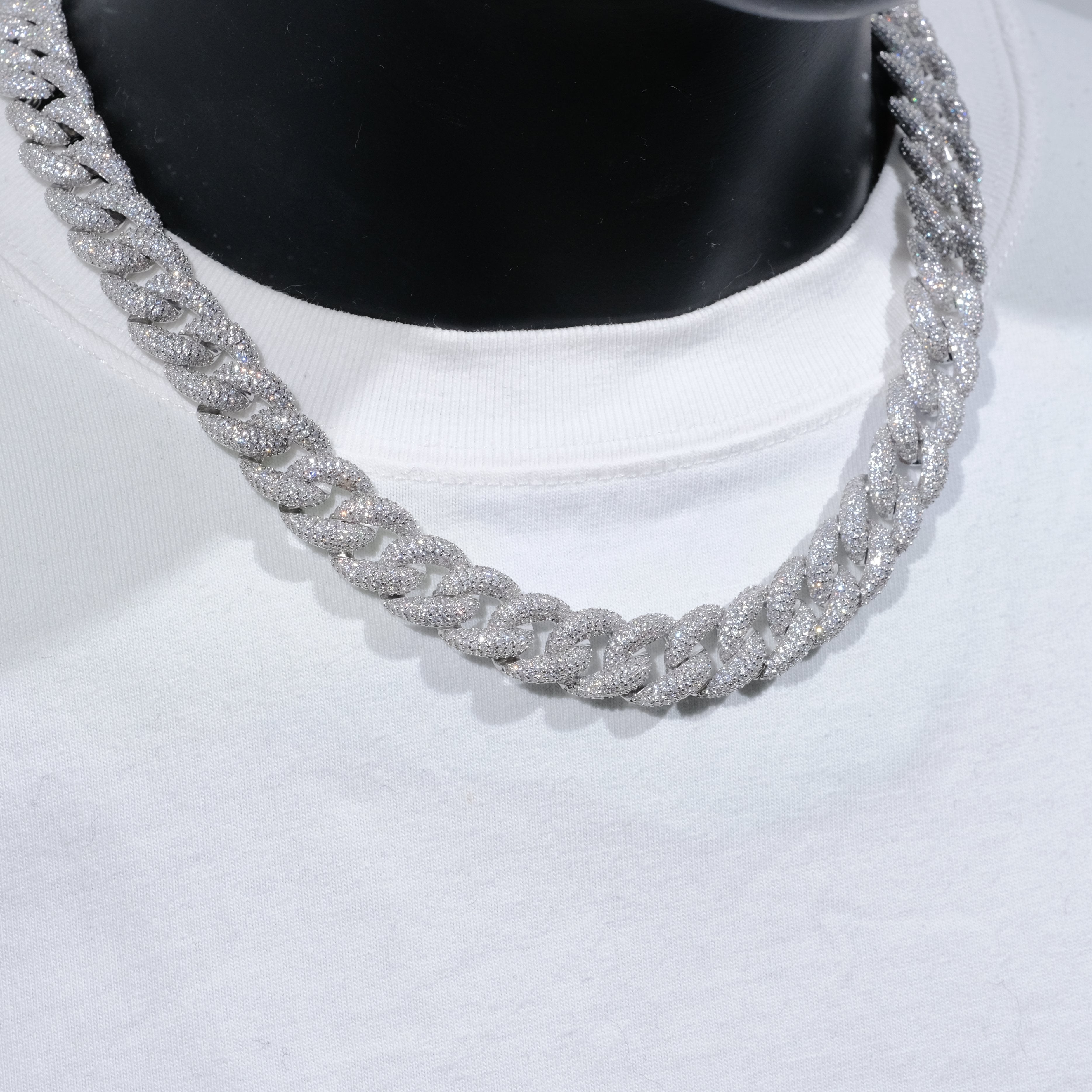 15mm 5-Row Iced Cuban Chain