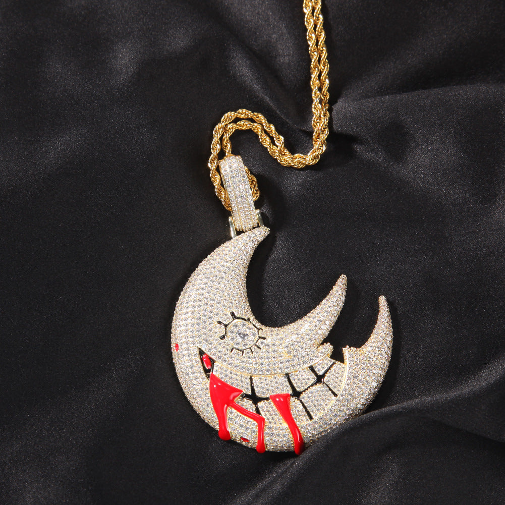 The Iced Moon Necklace