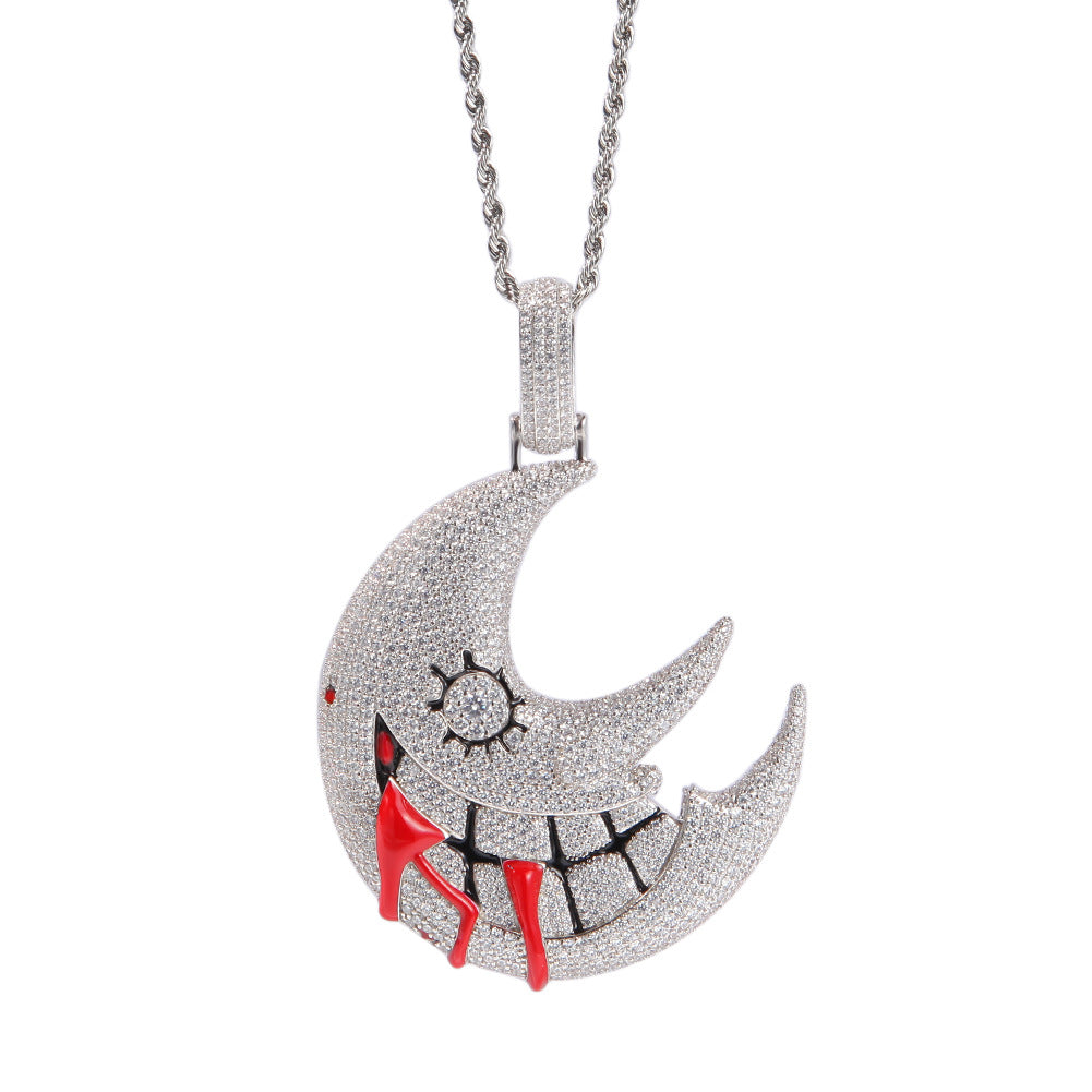 The Iced Moon Necklace