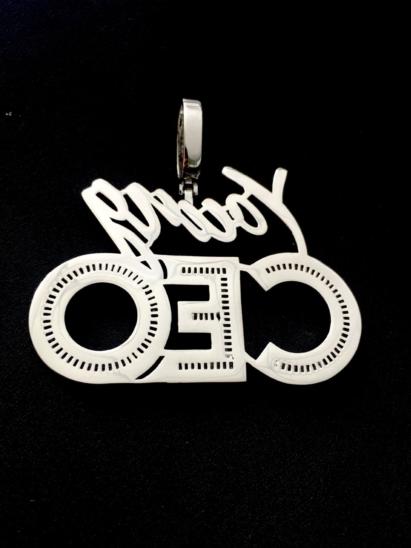 Young CEO Hustler Solid Icy Necklace