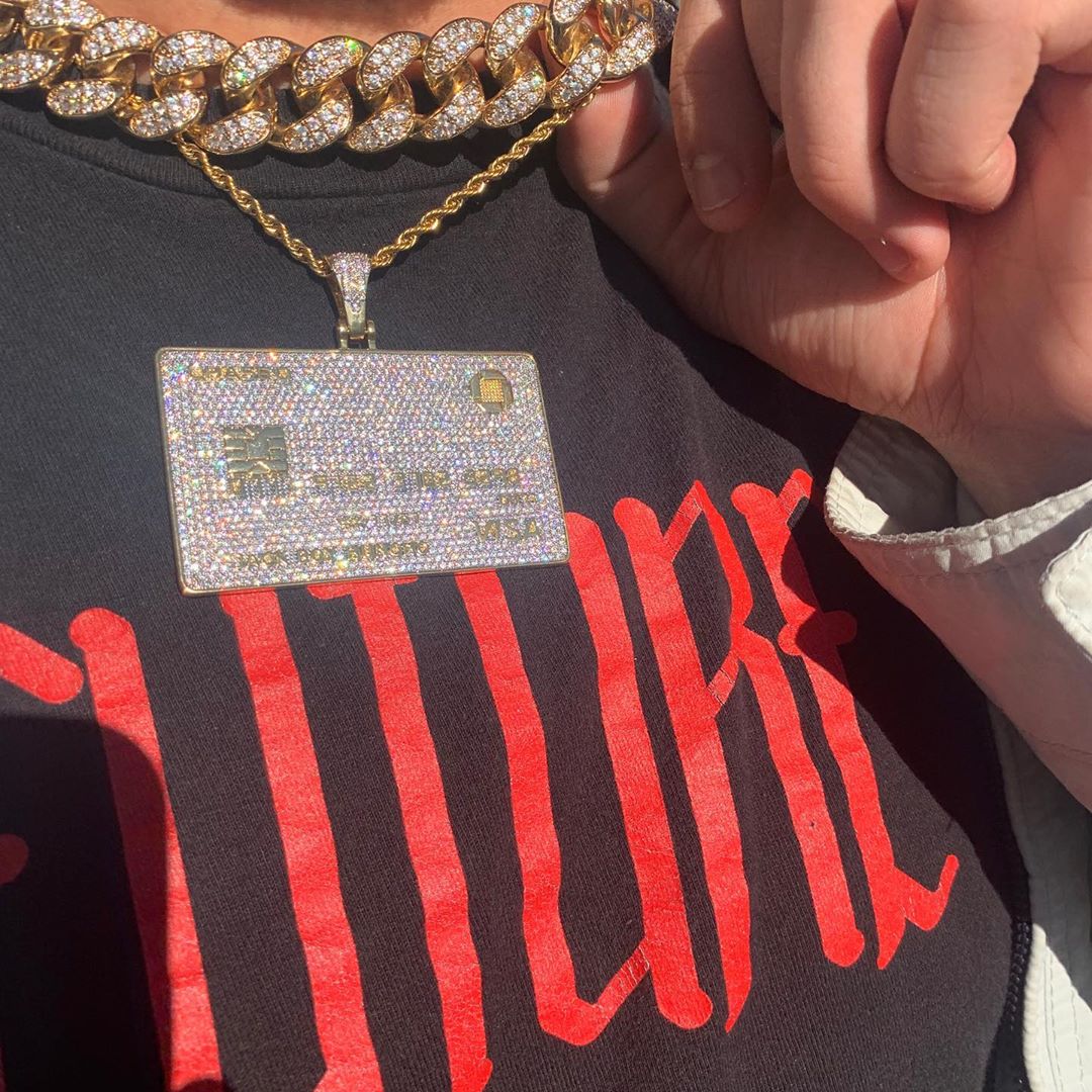 🔥New Credit Card Bank Card Iced Out Pendant